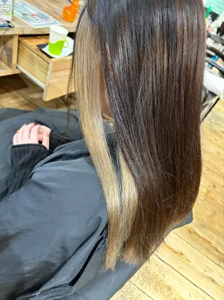 ロング カラー 髪質改善 水野のヘアスタイル