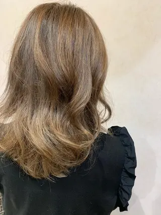 セミロング カラー ヘアアレンジ TAKA 【髪質改善】のヘアスタイル