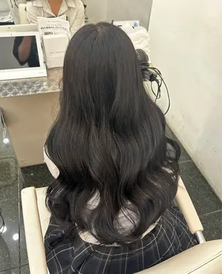 ロング カラー ガーリー×韓国🎀 ⟡.·天野結良⟡.·のヘアスタイル