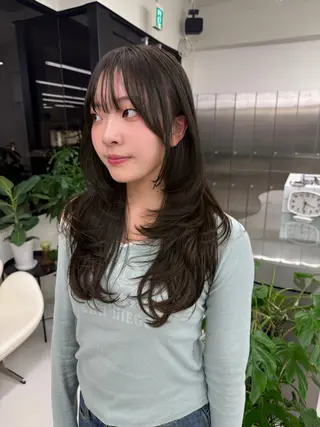 ロング カラー 表参道/赤み無し 透明感 colorのヘアスタイル