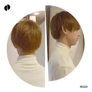 ショート カラー メンズ ✨縮毛矯正✨髪質改善 ナカシマ ユミのヘアスタイル