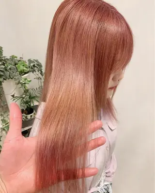 ロング カラー VEGA天神 ブリーチのヘアスタイル