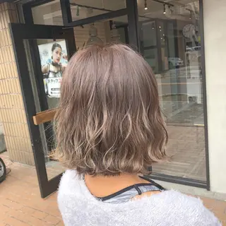 ミディアム カラー lafithhair ruu.南本庄のヘアスタイル