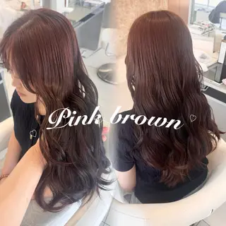 ロング カラー 暖色カラー🎀🎶 田辺 樹里のヘアスタイル