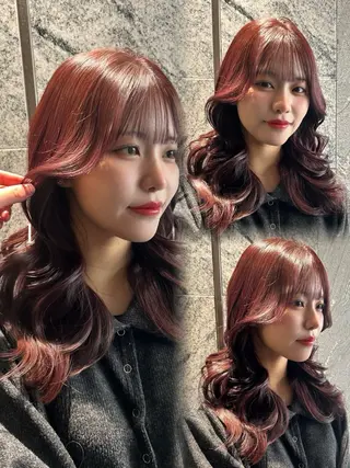 セミロング カラー 名古屋/艶カラー🫧 /アレンジ/ショートのヘアスタイル
