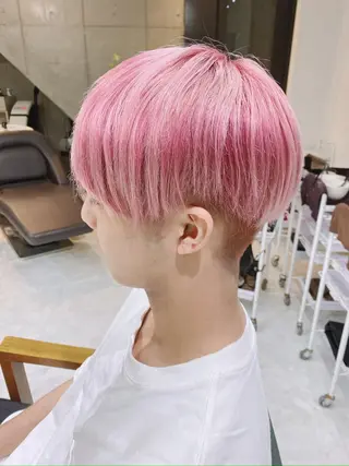 ショート カラー ヘアアレンジ メンズ 𝐑𝐈𝐍𝐊𝐀 🐣🩷のヘアスタイル