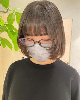 ミディアム 銀座／レイヤーカット 🤍内野すみれのヘアスタイル