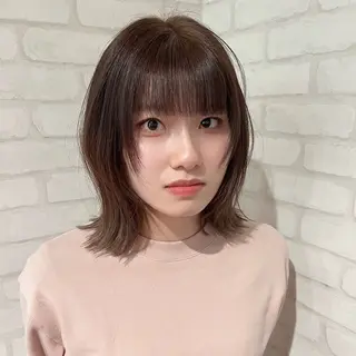 ミディアム 🇰🇷韓国風レイヤ ー🇰🇷の達人🔥のヘアスタイル