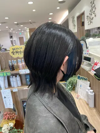 ミディアム 永田 晃大のヘアスタイル