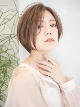 ショート カラー LA KING GINZA TOKYO所属・🧡ショートの達人 🧡SHOのヘアスタイル