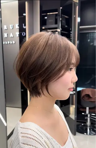 ショート little×PORTO三宮所属・🧡/艶髪/桑原 拓也/ショート/🧡のヘアスタイル