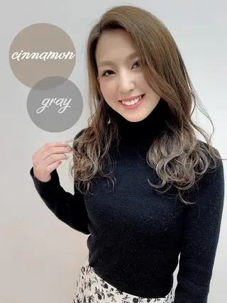 ロング 増淵 太一のヘアスタイル