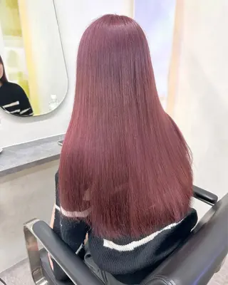 ロング カラー 苗代萌/ぷるツヤ髪 🫧／レイヤーカットのヘアスタイル