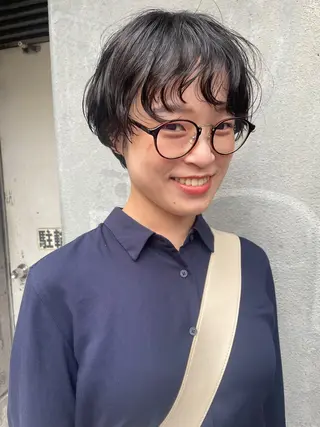 ショート さの あやねのヘアスタイル