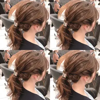 セミロング ヘアアレンジ 🌷MAYU 🌷のヘアスタイル