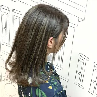 ミディアム カラー レイヤー⭐️カラー ⭐️平川雅史のヘアスタイル