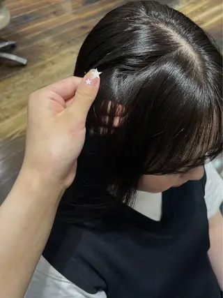 セミロング 小林蕗湖🌼/ カット/カラーモデルのヘアスタイル