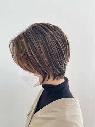ショート JIAKI 似合わせカットのヘアスタイル