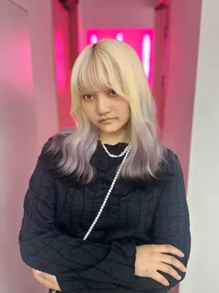 カラー ブリーチカラー 特化/MAHIROのヘアスタイル