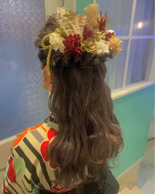 ロング 透けるbrown カラー🎗♡yukaのヘアスタイル