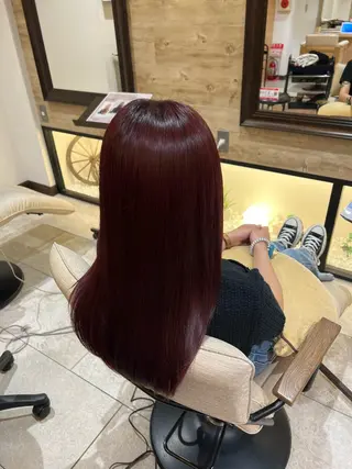 ロング LONESS GINZA所属・FUJIIKANON /ケア‪透明感カラーのヘアスタイル
