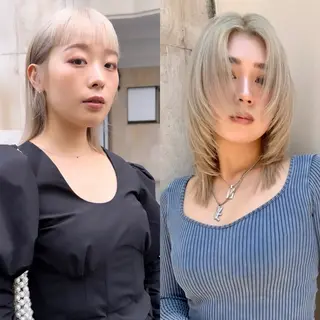 ミディアム カラー 韓国風/美髪/透明感 hiroのヘアスタイル