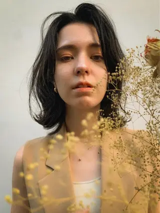 ミディアム 🌹ハッシュカット、 レイヤー韓国ヘア🌹のヘアスタイル