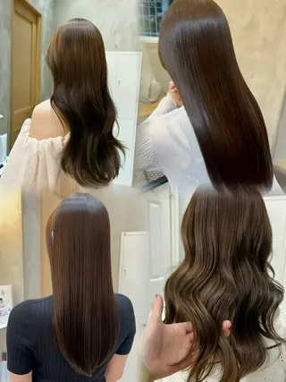 ロング カラー 新宿📍韓国ヘア 🇰🇷透明感カラーのヘアスタイル