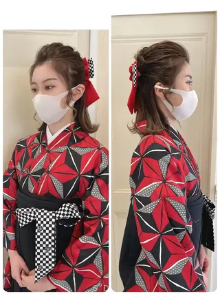 ヘアアレンジ ビーアトリエ目黒所属・ヘアセット/着付け＊ 松永香代子のヘアスタイル