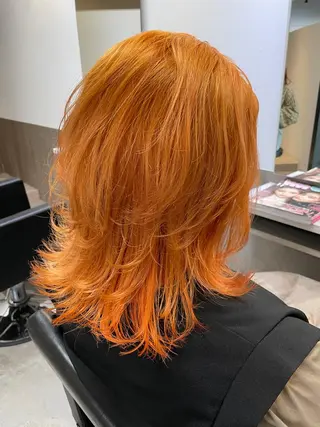 ミディアム カラー 福永速人 /メンズパーマのヘアスタイル