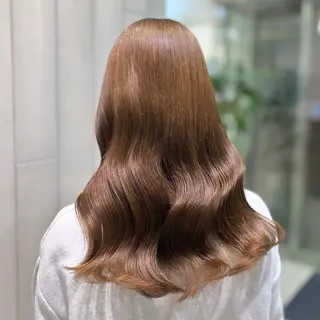 セミロング カラー ヘアアレンジ GO TODAY SHAiRE SALON 原宿verno店所属・完全💗マンツーマン marinのヘアスタイル