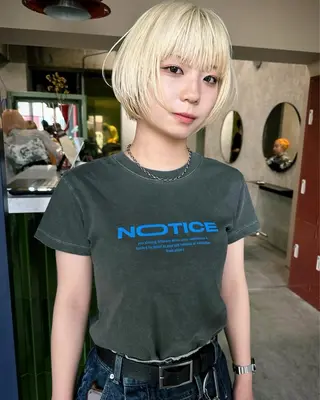 ショート カラー 🧡色落ちまで2度綺 麗なカラー🧡ヨシキのヘアスタイル