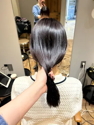 ミディアム カラー じゅわっと暖色カラー 🍊Moemiのヘアスタイル