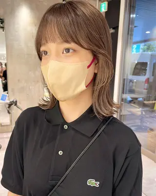 ショート カラー mina🪐立川駅/ レイヤー/ボブのヘアスタイル