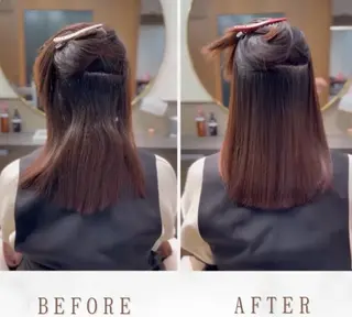 セミロング もりやま ✂️のヘアスタイル