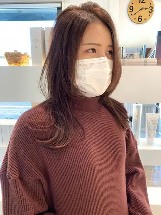 ロング カラー 🫧ウルフカット/ 畑中結衣🫧のヘアスタイル