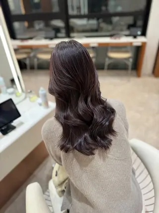 ロング カラー 韓国レイヤー🇰🇷 韓国研修◎渋谷カイトのヘアスタイル
