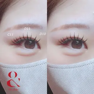 マツエク・マツパ Roy心斎橋 寺口のマツエク・マツパデザイン