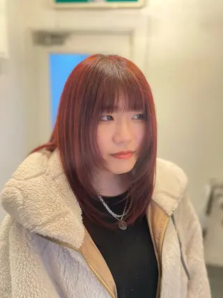 カラー 艶・暖色カラー/ メンズ/名駅/ユキハのヘアスタイル