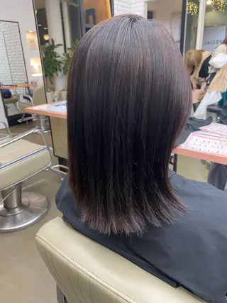 カラー DIFINOaoyama所属・🎧ayaka/ボブ /透明感カラー 🩵のヘアスタイル