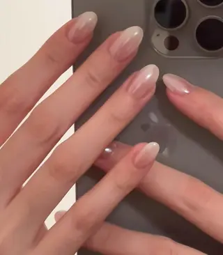 ネイル RAFFINE 月🦋🩵のネイルデザイン