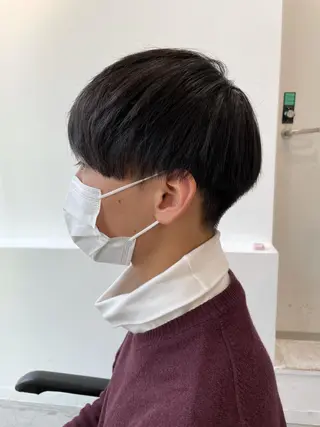 ショート カラー メンズ ボブ×柔らかいカラー 🩰misaki𓍼のヘアスタイル