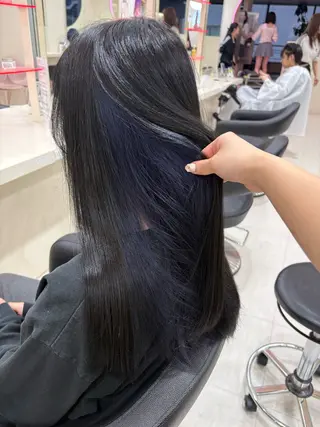 ミディアム カラー ヘアアレンジ 💟RINNA 艶カラー💟のヘアスタイル