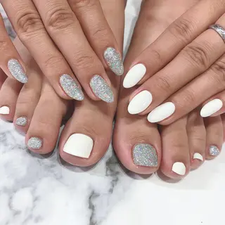 ロング カラー ヘアアレンジ キッズ ネイル マツエク・マツパ 福田 加奈のネイルデザイン