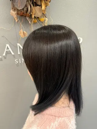 ミディアム カラー 巻ける美髪矯正/ 韓国ヘア/yutaのヘアスタイル