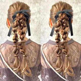 ロング ヘアアレンジ ヘアメ🎀推しカラー 🥣横浜/しほ🧸のその他イメージ