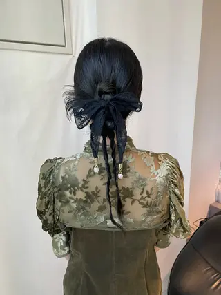 ヘアアレンジ 銀座／レイヤーカット 🤍内野すみれのヘアスタイル