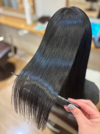 セミロング すなが/パーマカット モデル募集中のヘアスタイル