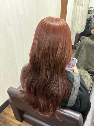 ロング カラー カラーモデル募集 ☘️もえな☘️のヘアスタイル