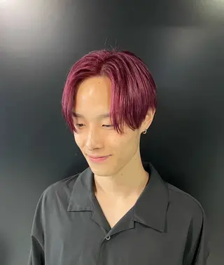 カラー ヘアアレンジ メンズ メンズ専門 美容師✨ アメ村 堀江颯瑛のヘアスタイル